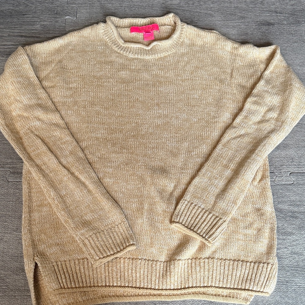 Lilly Pulitzer Cream Crew Neck Sweater